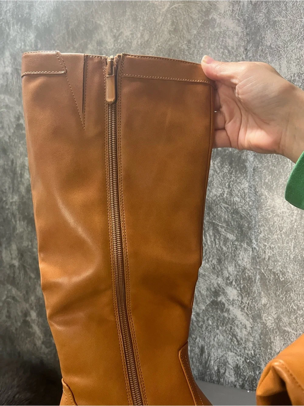 Style & Co. Tall Chestnut Brown Knee high Riding Boots